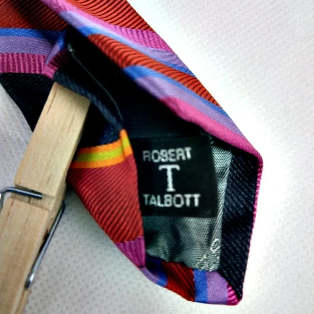 Robert Talbott Best Of Class Handsewn Multicolor Striped Silk Tie 4